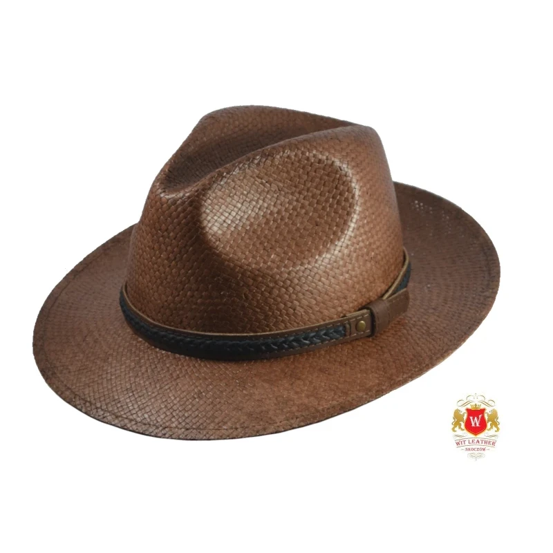 Kapelusz słomkowy fedora Venice II - unisex