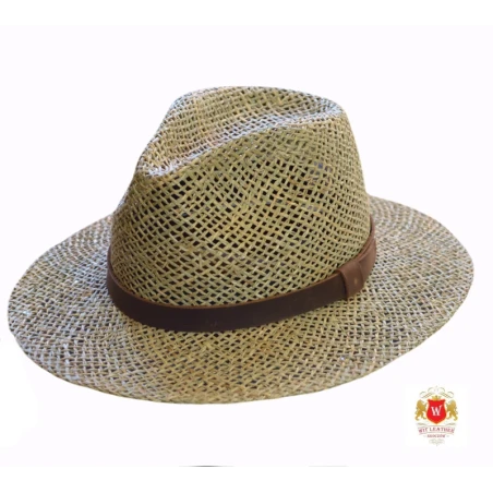 Atlantis - kapelusz słomkowy na lato w stylu fedora.