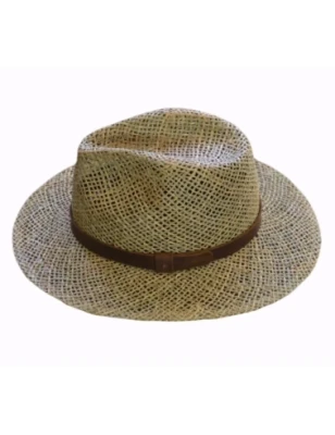 Kapelusz słomkowy letni Atlantis fedora unisex