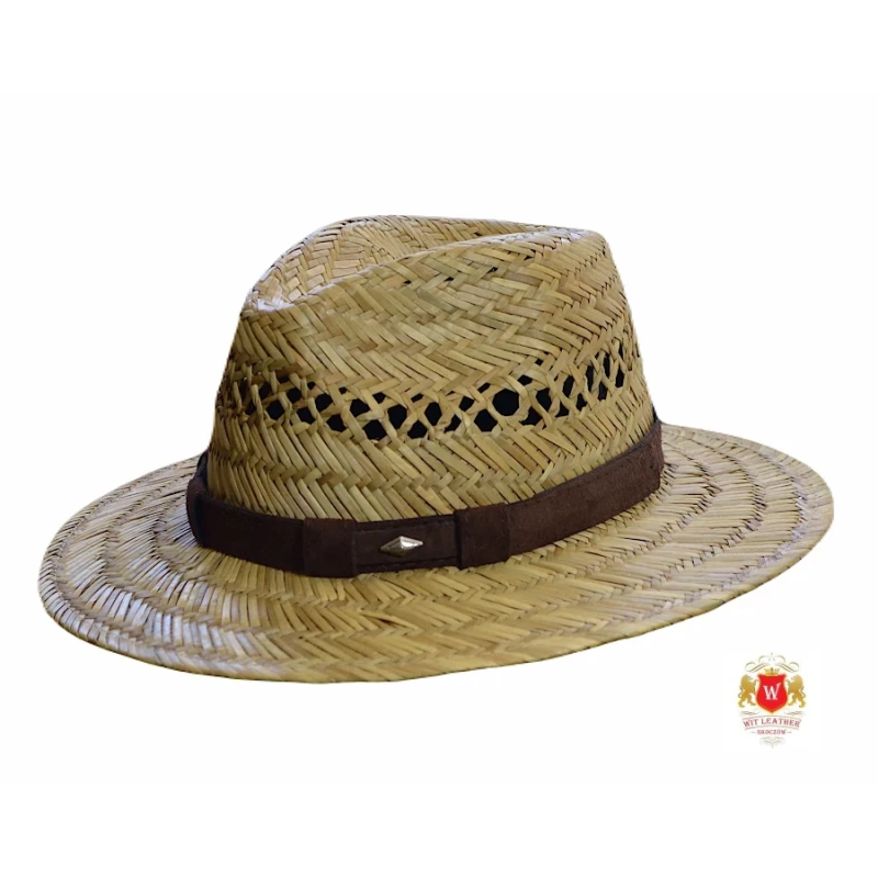 Kapelusz słomkowy na lato fedora West River Unisex