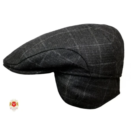 Driver Cap - kaszkiet wełniany męski z nausznikami. Witleather.pl
