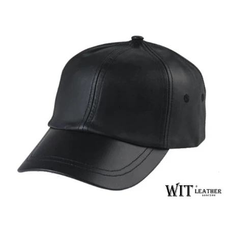 Oryginalna czapka skórzana bejsbolówka w wielu kolorach. Witleather.pl