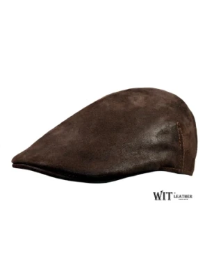 Czapka skórzana typu kaszkiet model 8/1 ze skóry naturalnej. Witleather.pl