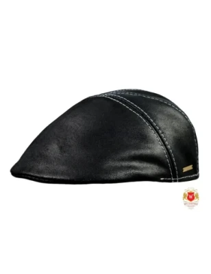 Kaszkiet Rocky uszyty ze skóry szarpanej. Witleather.pl