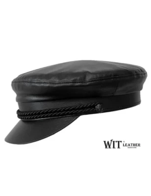 Czapka maciejówka - ręcznie szyta w wielu kolorach model klasyk :: Witleather.pl