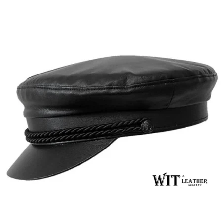 Czapka maciejówka - ręcznie szyta w wielu kolorach model klasyk :: Witleather.pl
