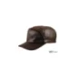 Czapka skórzana z daszkiem Baseball