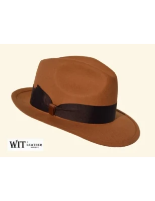 WITLEATHER  - Damski Kapelusz Filcowy Fedora II Skoczów | Producent Kapeluszy Damskich Skoczów