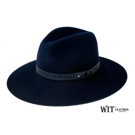 Kapelusz Damski Fedora Granatowy Fedora Lux :: Skoczów