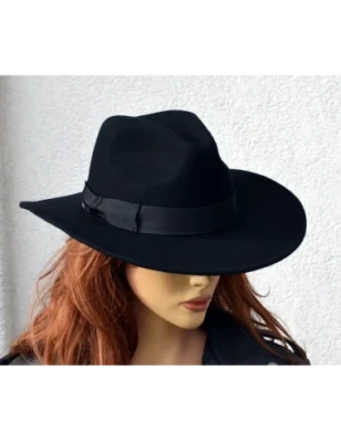 Kapelusz damski z szerokim rondem Simona. Witleather Skoczów