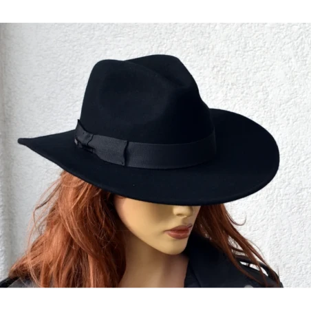 Kapelusz damski z szerokim rondem Simona. Witleather Skoczów