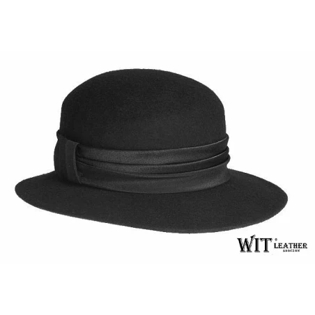 Elegancki, klasyczny kapelusz damski z wełny owczej w kliku kolorach. Witleather.pl