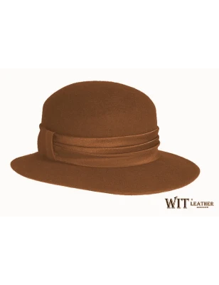 Elegancki, klasyczny kapelusz damski z wełny owczej w kliku kolorach. Witleather.pl