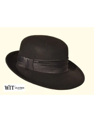 Kapelusz damski klasyczny model 12/12 z szerokim rondem. Witleather.pl