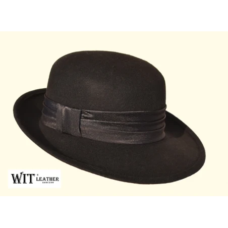 Kapelusz damski klasyczny model 12/12 z szerokim rondem. Witleather.pl