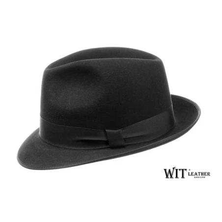 Kapelusz Męski Fedora Milano Welurowy :: Exclusive