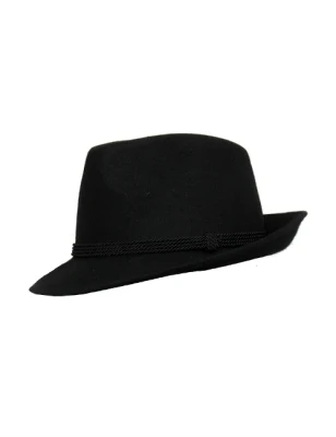 Kapelusz trilby przepasany sznurem - wąskie rondo. Witleather.pl