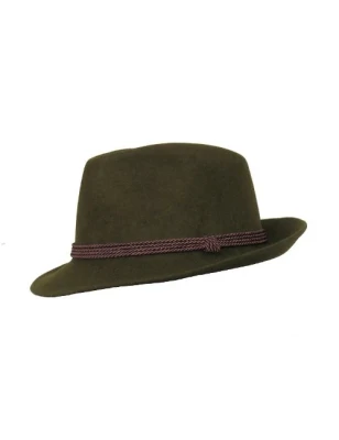 Kapelusz trilby przepasany sznurem - wąskie rondo. Witleather.pl