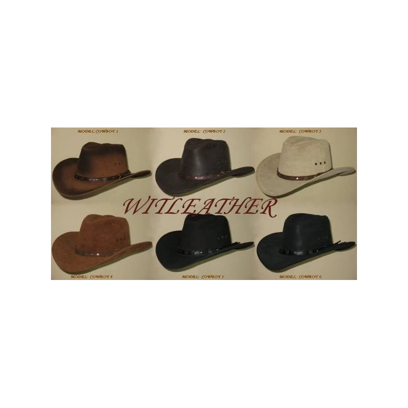 Kapelusz Skórzany MODELnr. 028 Cowboy