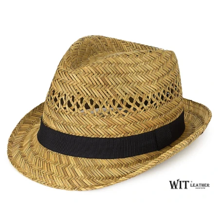 Letni kapelusz słomkowy model 051/02 trilby :: Naturalna Słomka