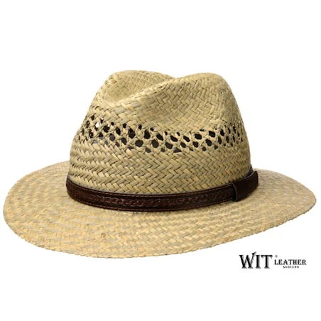 Nicea -klasyczny kapelusz fedora z szerokim rondem. Witleather.pl
