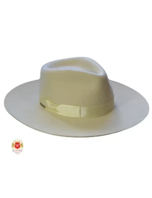 Vanessa II - kapelusz kremowy damski fedora ze Skoczowa.