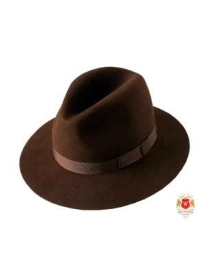 Kapelusz wełniany w modnym fasonie fedora. Witleather.pl
