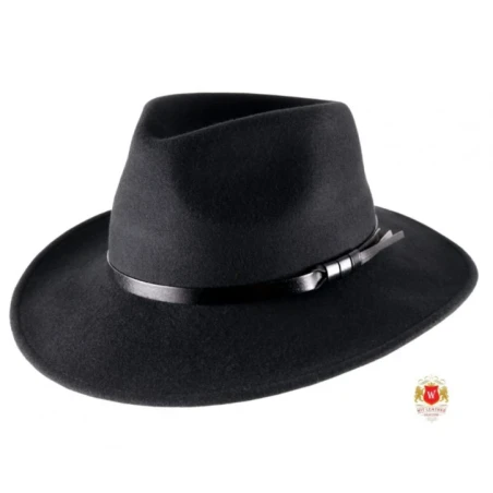 Klasyczny kapelusz fedora produkcji Skoczów, Witleather.pl