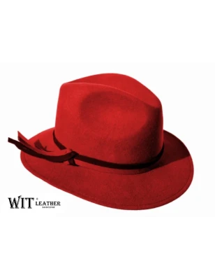 Klasyczna Damska Fedora wyprodukowana w Skoczowie :: WITLEATHER