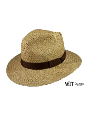 Kapelusz Słomiany typu fedora. Witleather.pl ze Skoczowa
