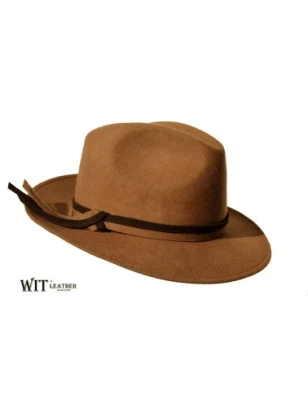 Klasyczna Damska Fedora wyprodukowana w Skoczowie :: WITLEATHER