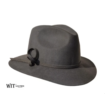 Klasyczna Damska Fedora wyprodukowana w Skoczowie :: WITLEATHER