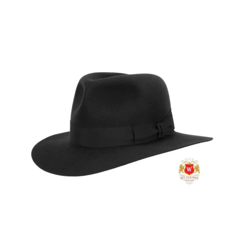 Kapelusz Męski Fedora Takota - czarny