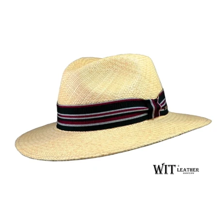 Oryginalny kapelusz panama model Borneo z gustownymi taśmami do wyboru. Witleather.pl