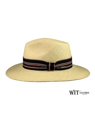 Oryginalny kapelusz panama model Borneo z gustownymi taśmami do wyboru. Witleather.pl