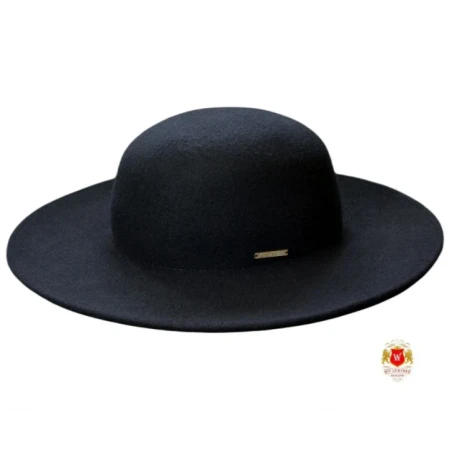 Montgomery - kapelusz wełniany damski czarny. Witleather