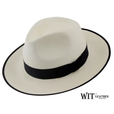Kapelusz Fedora Panama :: Jasna słomkowa Fedora