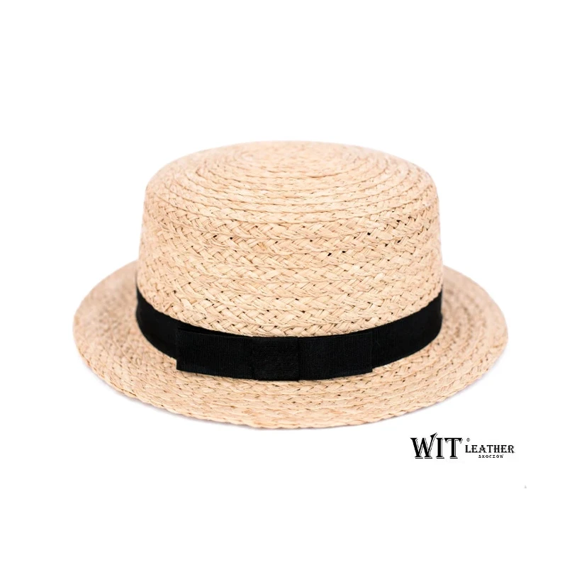 Kapelusz Letni Słomkowy Pork Pie - unisex