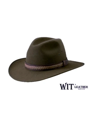 Kapelusz Myśliwski L024 z szerokim rondem oraz wywietrznikami. Witleather.pl