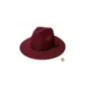 Kapelusz fedora Seul Bordowy