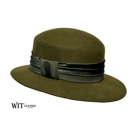 Klasyczny damski kapelusz myśliwski model 0033/33. Witleather.pl