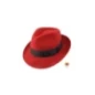 Kapelusz Fedora Darwin – czerwony