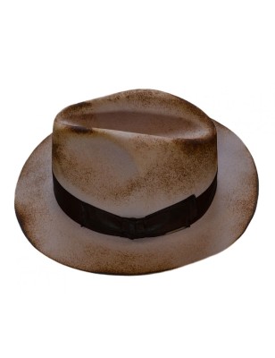 Kapelusz Męski Fedora Adventurer Palony Beż