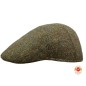 Kaszkiet Harris Tweed Rocky Jerry III - zielona jodełka