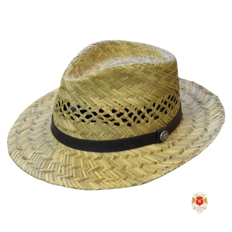 Kapelusz Fedora Letni Słomkowy Pinewood Unisex