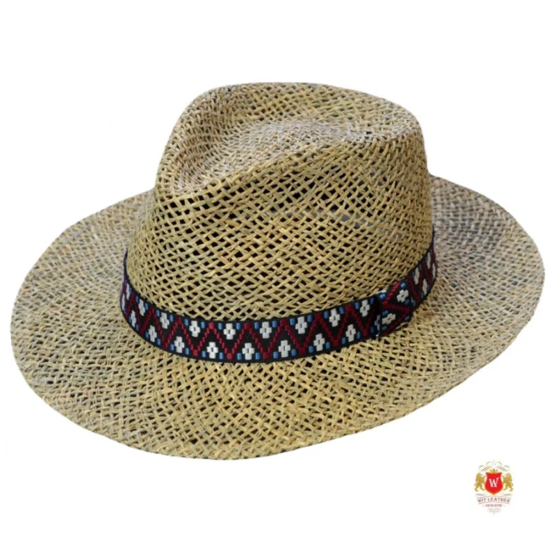 Kapelusz Fedora Letni Słomkowy Riverside Unisex