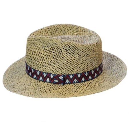 Kapelusz Fedora Letni Słomkowy Riverside Unisex
