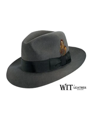 Kapelusz Modern II - klasyczny fedora wykonany z wełny. Witleather.pl