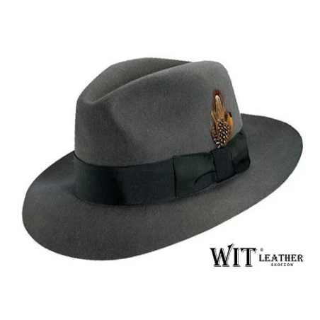 Kapelusz Modern II - klasyczny fedora wykonany z wełny. Witleather.pl