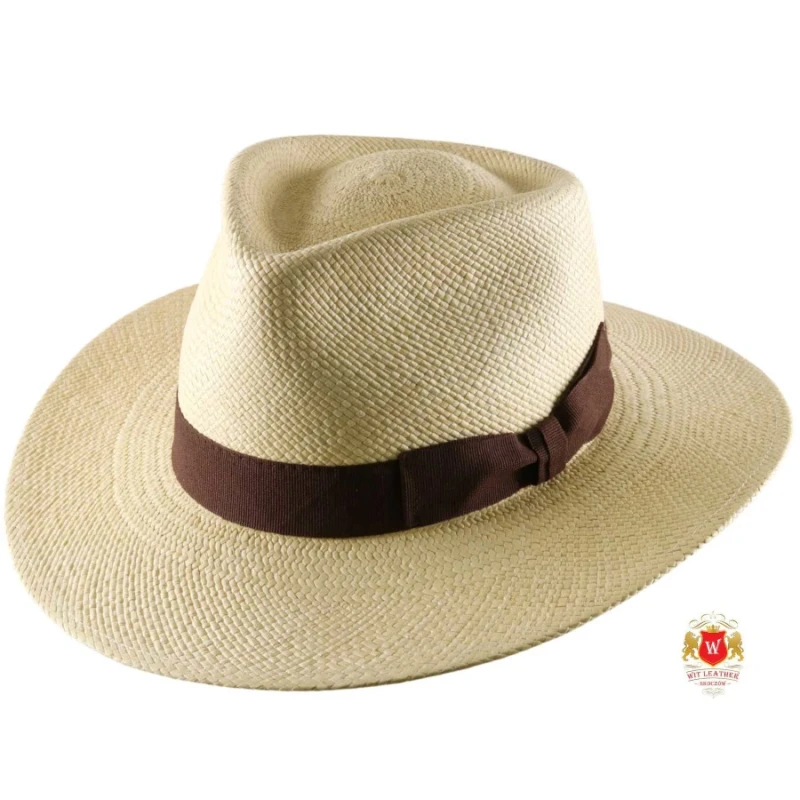 Kapelusz Fedora Panama Elegante II Naturalny